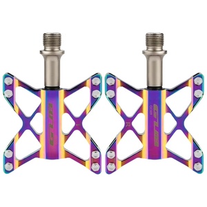 GUB Pédale de vélo Rainbow 3 roulements Pédale de vélo 9/16 MTB Mountain <span class=keywords><strong>Alu</strong></span> Mtb Road X Ultra léger Pédale GC-009 - Product Image 2