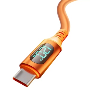 120 Wát hiển thị kỹ thuật số siêu nhanh sạc <span class=keywords><strong>Type</strong></span>-C Cáp dữ liệu phổ <span class=keywords><strong>USB</strong></span> sạc cho điện thoại di động máy ảnh OPPO thiết bị - Product Image 6