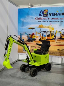 La excavadora de entretenimiento para niños que funciona con monedas para interiores de la marca, se mueve libremente y tiene una batería de larga duración. - Product Image 5