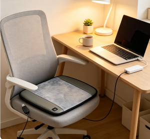 <b>USB</b> Graphene Heated Seat Cushion Electric Warm Pad for Home Chairs Foldable Antislip <b>Heating</b> Mat for Car Universal for Men Women - Product Image 4
