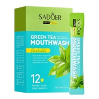 SADOER Groothandel Probiotische Fruitgeurende Vloeibare Mondwater Tandbleekmiddel Mondverzorgingsproduct Reisset Formaat Draagbaar Mondwater