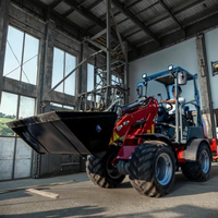 Youngbison Y1160 Mini-Traktor Diesel Hoflader Frontlader Weidemann Schnellwechsler Radlader Essenzieller Motor für die Landwirtschaft
