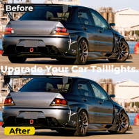 Luz Trasera para Mitsubishi Lancer Evolution EX EVO, Lámpara Trasera JDM 2001-2007, 7ª, 8ª y 9ª Generación, Accesorios para Auto