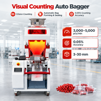 Ensacheuse automatique visuelle pour 3000-5000 pièces/min de chevilles murales en plastique de 3-30 mm, fixations et attaches – Machine d'emballage automatique en sachets