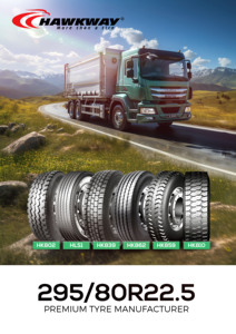 ยางรถบรรทุกยี่ห้อ HAWKWAY ขนาด 295/80R22.5 ระยะทางวิ่งไกลขึ้น ทนทาน ประสิทธิภาพสูง พร้อมยางใน ขนาด 295/80r22.5 สำหรับรถบรรทุกขนาดใหญ่ 2 เส้น - Product Image 3