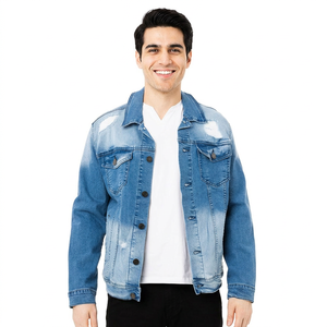 100% Cotton Material <b>Men's</b> <b>Denim</b> <b>Jackets</b> Custom Basic Solid Color <b>Men</b> Jeans <b>Denim</b> <b>Jacket</b> Made in PakistanJacket for man - Product Image 1