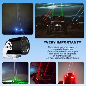 Drapeau extérieur rond gros remorquage Super lumineux lampe auxiliaire antenne Atv Utv camion étanche RVB barre verte Led lumière de conduite tout-terrain - Product Image 3