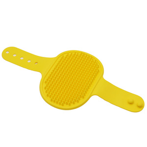 แปรงอาบน้ำสัตว์เลี้ยงซิลิโคนนวดกำจัดขนสำหรับสุนัขแมวหลากสี - Product Image 3
