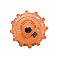 Lampu Peringatan Darurat Jalan Raya, Lampu Sinyal LED, Lampu Flare Jalan, Harga Grosir, Tahan Lalu Lintas Ringan, Bahan PC/ABS, Pemasangan Magnetik 9