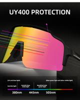 Vente en gros de nouvelles lunettes de soleil tendance pour vélo d'équitation lunettes de soleil unisexes avec protection UV pour le sport et la course à pied