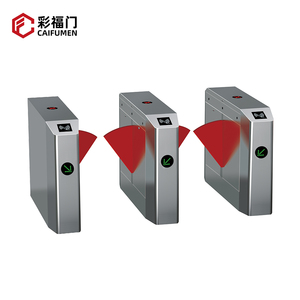 Système électronique de contrôle d'accès de sécurité d'acier inoxydable de porte de tourniquet d'aile d'entrée de vitesse - Product Image 2
