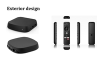 BOXPUT Iatv Q10 Android 12 4K OTT TV Box Smart Set Top Box Dual Wifi6 BT4.2 Télécommande vocale 4GB 32GB Allwinner H618 2.4G 5G