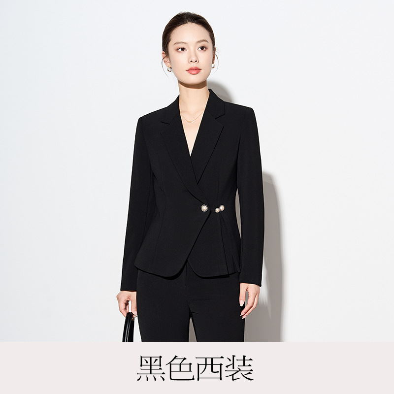 black suit