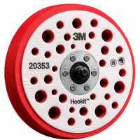 3M 5 pouces 125 mm 6 pouces Plateau de support auto-agrippant pour ponceuse pneumatique à double action, Disque de polissage orbital à double rotation pour grossistes