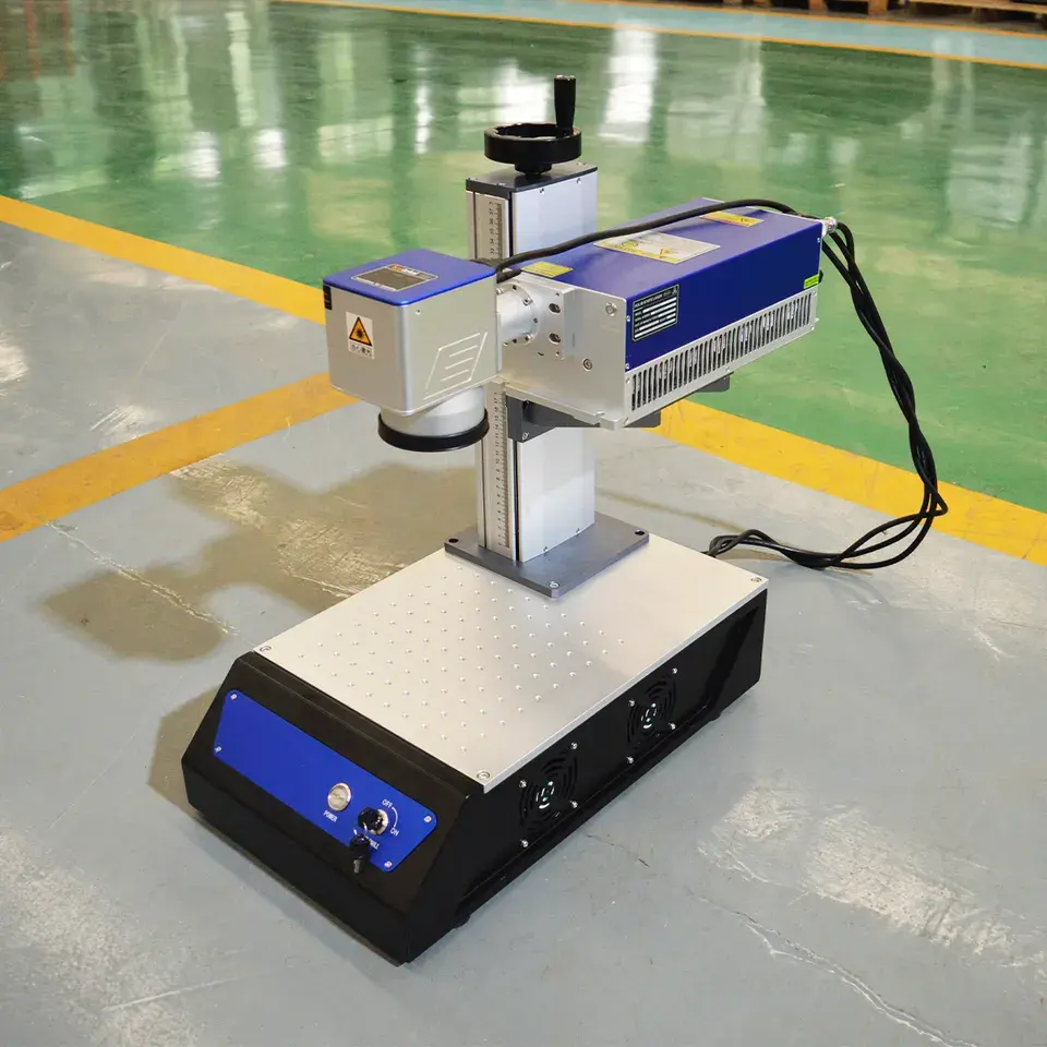 SUNIC codificação gravura produção fio opcional cabeça máquinas portáteis UV laser marcação máquinas