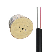 Câble de communication de chute de fibre optique FTTH 1 2 4 6 8 12 G657A G652D autoportant