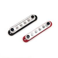 Barre omnibus marine M6 12V 6 voies barre omnibus bornier de batterie bloc de Distribution d'alimentation pour bateau de voiture automobile