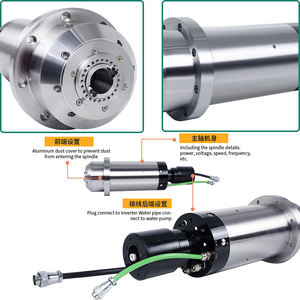 Bt30 atc ציר cnc נתב ציר מנוע עם 11kw 380v 18000rpm 140 מ "מ מחליף כלי אוטומטי ציר - Product Image 3