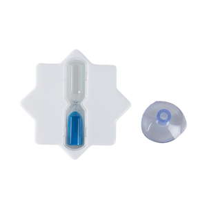 Minuteur en forme d'étoile à ventouse moderne fait main et personnalisé, 5 minutes, pour le brossage des dents, en ABS, écologique, durable et rotatif - Product Image 1