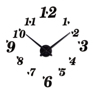 DIY Acrylic Wall <strong>Clock</strong> Modern <strong>Simple</strong> 3D Heart Mute Digital <strong>Clock</strong> Mirror Wall Sticker for Living Room Bedroom Decoration - Product Image 1