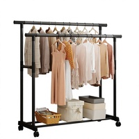 Séchoir à linge télescopique moderne et minimaliste en acier inoxydable sur pied pour chambre, balcon, extérieur ; Séchage de couettes