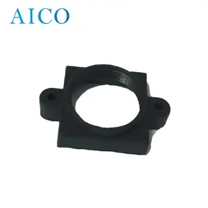 Black plastic 18 mm hole distance 4.0mm high M12x0.5mm thread 0.5 m12 s mount CCD&CMOS pcb lens adapter holder
