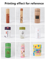 IBELONG 3.5x20.7cm Tube de papier Kraft Emballage Tube de papier en carton pour crayons et cadeaux