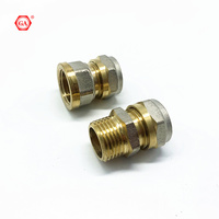 Raccord de compression GA-380716-32mm Pex raccord de plomberie en laiton raccord de tuyau Pex à prise mâle