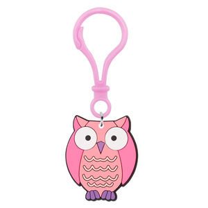 Nouveau porte-clés PVC hibou mignon 2026, breloque de sac de dessin animé, compact et polyvalent, personnalisation Llavero - Product Image 4