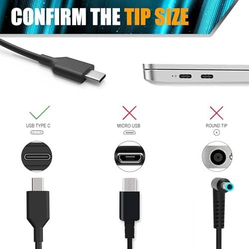 Universal 65W USB-C Charger For Chromebook For Samsung Series Thinkpad/Yoga Chromebook 3100-Replacement Power Cord For Laptop Us · image 6