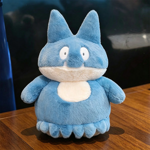 Peluche Munchlax Carino, Giocattolo Kawaii Pokémon, Animale di Peluche Blu con Corpo Rotondo, Pancia Grande e Denti Bianchi, Regalo all'Ingrosso - Product Image 4