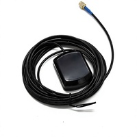 Antenne RTK active GPS & GNSS à gain élevé TOXU 28dBi RHCP en forme de souris avec connecteur SMA et câble RG174 de 3m pour le suivi des véhicules