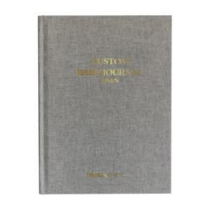 Libro de Recuerdos del <span class=keywords><strong>Primer</strong></span> <span class=keywords><strong>Año</strong></span> del Bebé con Cubierta de Tela de Lino, Diario de Embarazo con Caja de Regalo - Product Image 2