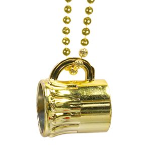 Collier de perles Mardi Gras de 33 pouces avec mini verre à bière en forme de mug - Couleurs assorties pour la <span class=keywords><strong>Saint</strong></span>-<span class=keywords><strong>Patrick</strong></span> - Product Image 6