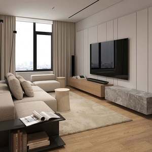 Gabinetes de Almacenamiento de Madera Modernos y Minimalistas Personalizables, Muebles para el Hogar y Hoteles con Decoración de Gabinetes de Cocina, Diseño Personalizado - Product Image 4