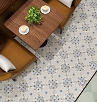 8.5mm d'épaisseur populaire rustique mat fini carreaux de porcelaine carreaux de salle de bain en céramique mosaïque en céramique pour intérieur extérieur