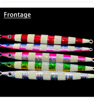 Raylor Nouveau Design 100g-500g Jig de pêche métallique hybride à aiguilles, coulant rapidement, pour la pêche à la traîne, avec connecteur vertical