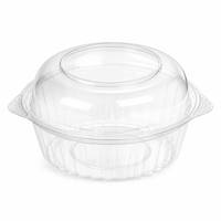 Boîte jetable en plastique PET pour fruits et légumes avec couvercle ventilé, capacité 500-750g, 240 pièces/carton, pour usage agricole