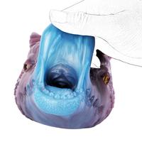 Juguete de Entrenamiento Masculino con Diseño Único de Boca de Dragón y Forma de Avión, Azul, 100% Impermeable IPX7