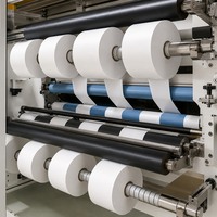 Rouleau Jumbo de Matière Première pour Étiquettes Thermiques, Personnalisé et Vierge, pour Étiquettes de Prix et Codes-Barres