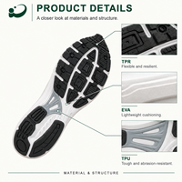 Chaussure de sport WL OEM Factory en matériau EVA, écologique, couleur personnalisée, légère, haute élasticité, antidérapante, durable et performante