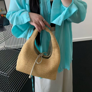 <span class=keywords><strong>Sac</strong></span> tissé en herbe à nœuds Brogan - <span class=keywords><strong>Sac</strong></span> <span class=keywords><strong>de</strong></span> plage pour vacances - <span class=keywords><strong>Sac</strong></span> bandoulière à chaîne - Product Image 2