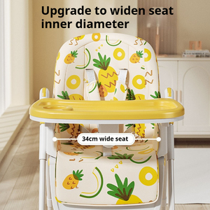 Nueva <span class=keywords><strong>Mesa</strong></span> de Comedor Plegable para Bebés, Ajustable, Convertible, Portátil, 3 en 1, Diseño Moderno - Product Image 4