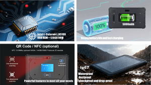 New Rugged Industrial <strong>Tablet</strong> <strong>Windows</strong> 10 <strong>8</strong>" 8GB RAM MTK Intel Celeron N5100 Processor Shockproof Drop Resistant Wi-Fi - Product Image 5