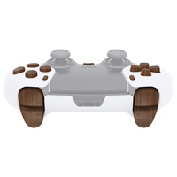 Ensemble de boutons complets de remplacement de grain de bois pour contrôleur PS5 Edge, kit de mod personnalisé