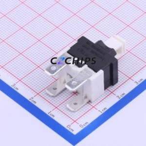 MPS21-WWBAA-R <b>Push</b> <b>Button</b> <b>Switch</b> Through hole Component (THT) <b>Switch</b> Self-Locking Square Plunger Through Hole 16A - Product Image 1