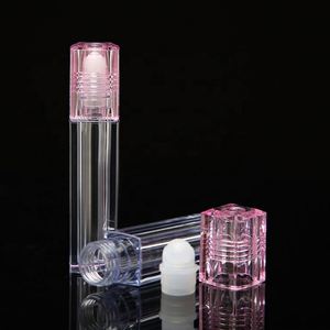 Emballage de baume à lèvres, emballage de baume à lèvres en plastique, emballage de gloss à lèvres, tube de baume à lèvres carré en cristal de 10 ml, tubes de baume à lèvres à bille - Product Image 4