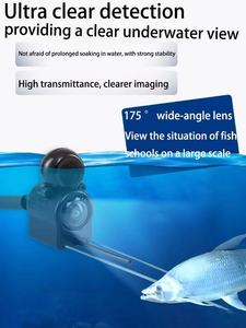 Caméra de pêche sous-marine JXI ultra-claire avec écran tactile 4,3 pouces, étanche, vision nocturne infrarouge, détecteur de poissons, écran LCD rotatif - Product Image 5