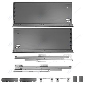 Ngăn Kéo Mềm Đóng Đồ Nội Thất Bảng 2 Tầng Màn Hình Máy Tính Để Bàn Đứng Riser <span class=keywords><strong>20</strong></span> <span class=keywords><strong>Inch</strong></span> Ngăn Kéo Trượt Nhà Bếp Ngăn Kéo Đồ Nội Thất Trượt - Product Image 4