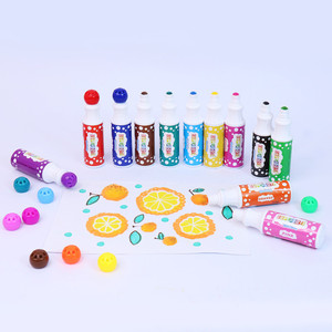 Meilleures ventes : Outils d'apprentissage pour enfants – Super Dots, 12 couleurs, marqueurs de <span class=keywords><strong>bingo</strong></span> pour lettrage artistique, stylos de peinture à points lavables, livres d'activités - Product Image 6